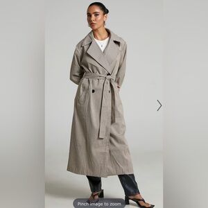 4Th & Reckless Brown Chica Trench Coat